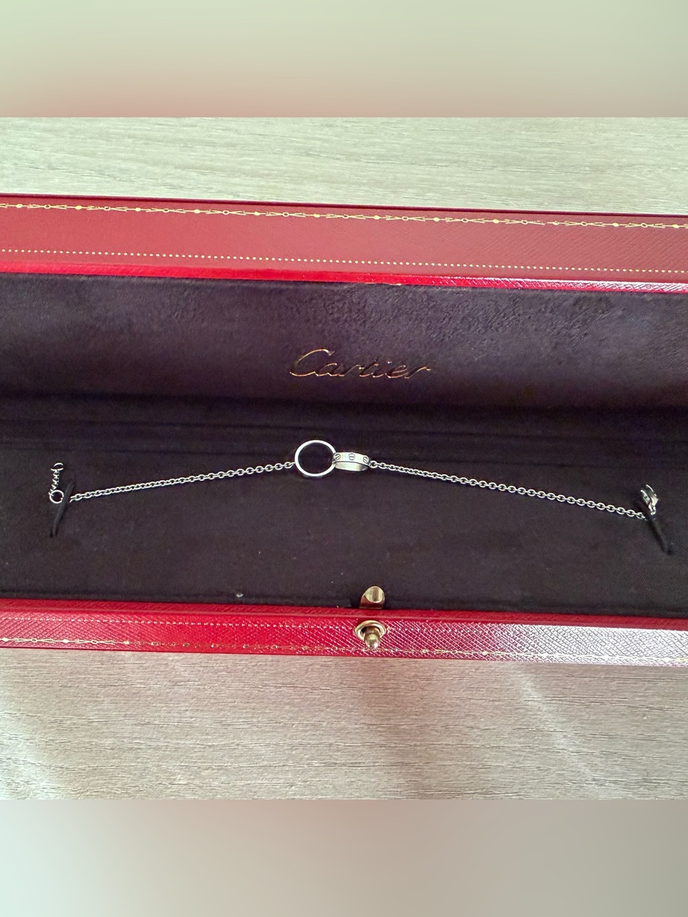 LOVE BRACELET, ON CHAIN - Picture 2 of 6